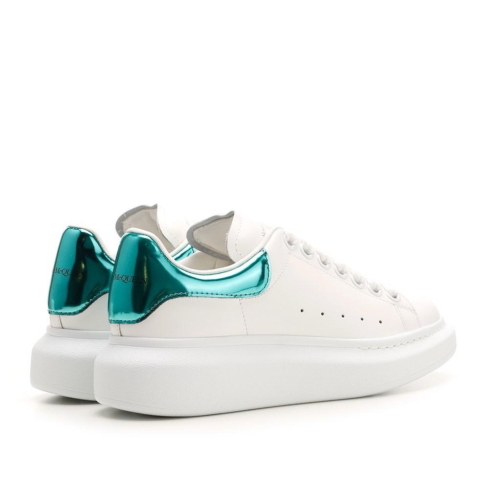 Alexander McQueen Oversized Sneakers White & Emerald Size 39